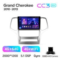 Штатная магнитола Teyes CC3 4+64 Gb Jeep Grand Cherokee WK2 2010-2013 9" 2k (L2)