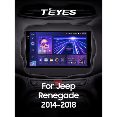 Штатна магнітола Teyes CC3 4+64 Gb Jeep Renegade 2014-2018 9" 2k
