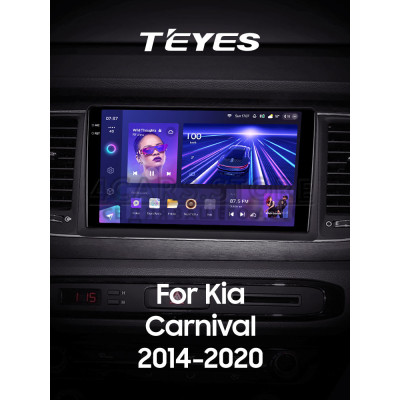 Штатна магнітола Teyes CC3 4+64 Gb Kia Carnival 3 YP (F1) 2014-2021 (A) 9" 2k