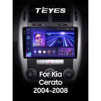Штатная магнитола Teyes CC3 4+64 Gb Kia Cerato 1 LD 2004-2008 (F1) 9" 2k
