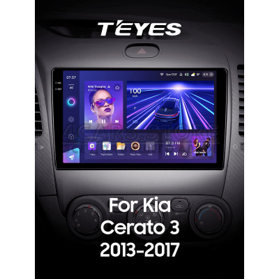 Штатная магнитола Teyes CC3 4+64 Gb Kia Cerato 3 YD 2013-2017 (F1) (C) 9" 2k