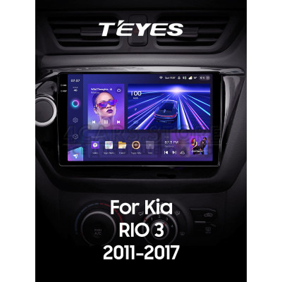 Штатная магнитола Teyes CC3 4+64 Gb Kia RIO 3 2011-2017 9" 2k