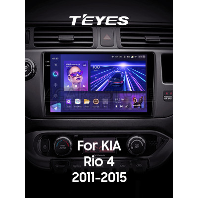 Штатна магнітола Teyes CC3 4+64 Gb Kia RIO 4 K3 2011-2015 9" 2k
