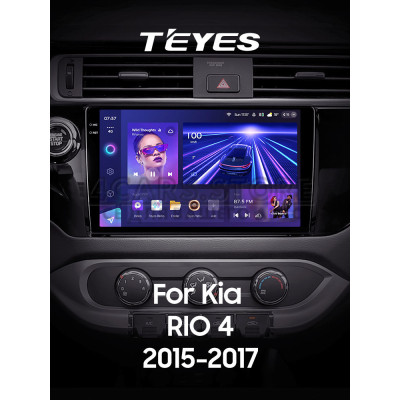 Штатна магнітола Teyes CC3 4+64 Gb Kia RIO 4 K3 2015-2017 9" 2k