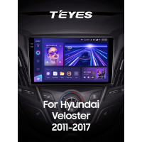 Штатная магнитола Teyes CC3 6+128 Gb Hyundai Veloster FS 2011 - 2017 (A) 9" 2k