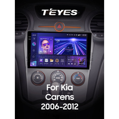 Штатная магнитола Teyes CC3 6+128 Gb Kia Carens UN 2006-2012 (F1) 9" 2k
