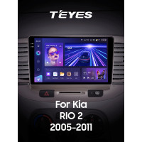 Штатна магнітола Teyes CC3 6+128 Gb Kia RIO 2 2005-2011 9" 2k