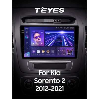 Штатна магнітола Teyes CC3 4+64 Gb Kia Sorento 2 II XM 2012 - 2021 (F1) 9" 2k