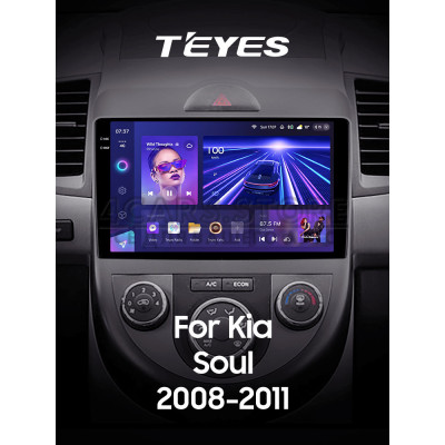 Штатная магнитола Teyes CC3 4+64 Gb Kia Soul 1 2008 - 2014 9" 2k