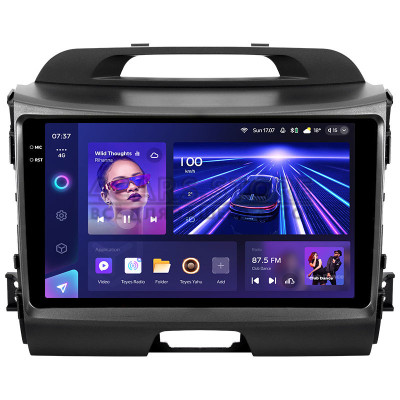 Штатная магнитола Teyes CC3 4+64 Gb Kia Sportage 3 SL 2010-2016 (B) 9" 2k