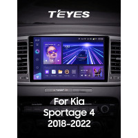 Штатная магнитола Teyes CC3 4+64 Gb Kia Sportage 4 QL 2018-2022 (A) 9" 2k