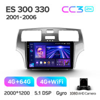 Штатная магнитола Teyes CC3 4+64 Gb Lexus ES300 300 ES330 330