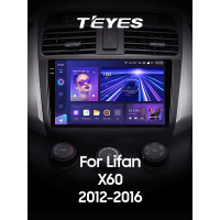 Штатна магнітола Teyes CC3 4+64 Gb Lifan X60 2012-2018 9" 2k