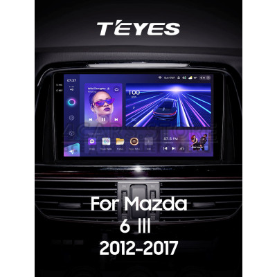 Штатна магнітола Teyes CC3 4+64 Gb Mazda 6 Atenza 3 GJ 2012-2015 (A) 9" 2k