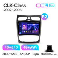 Штатная магнитола Teyes CC3 4+64 Gb Mercedes Benz C Class S203 CL203 W203 (F1) 2000-2004 9" 2k (L1)
