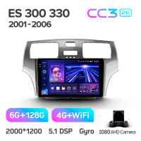 Штатная магнитола Teyes CC3 6+128 Gb Lexus ES300 300 ES330