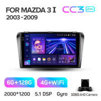 Штатна магнітола Teyes CC3 6+128 Gb Mazda 3 1 BK 2003-2009 9" 2k