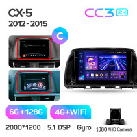 Штатная магнитола Teyes CC3 6+128 Gb Mazda CX5 CX-5 CX 5 1 KE 2012-2015 (C) 9" 2k