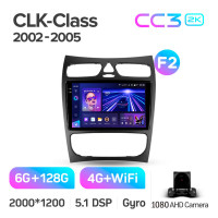 Штатная магнитола Teyes CC3 6+128 Gb Mercedes Benz C Class S203 CL203 W203 (F1) 2000-2004 9" 2k (L1)
