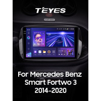 Штатная магнитола Teyes CC3 4+64 Gb Mercedes Benz Smart Fortwo 3 C453 A453 W453 2014-2020 9" 2k (L1)