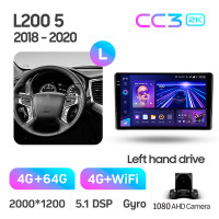 Штатная магнитола Teyes CC3 4+64 Gb Mitsubishi L200 5 2018-2020 (F1) 9" 2k