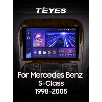 Штатная магнитола Teyes CC3 6+128 Gb Mercedes Benz S-Class W220 VV220 1998-2005 9" 2k (L1)