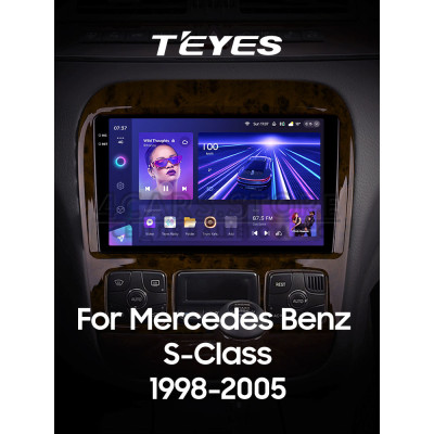 Штатная магнитола Teyes CC3 6+128 Gb Mercedes Benz S-Class W220 VV220 1998-2005 9" 2k (L1)