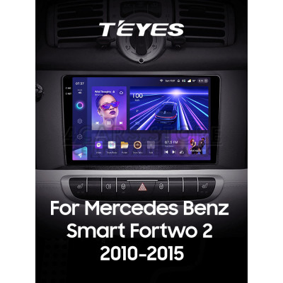Штатная магнитола Teyes CC3 6+128 Gb Mercedes Benz Smart Fortwo 2 2010-2015 (F1) 9" 2k