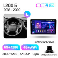Штатная магнитола Teyes CC3 6+128 Gb Mitsubishi L200 5 2018-2020 (F1) 9" 2k