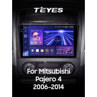 Штатна магнітола Teyes CC3 6+128 Gb Mitsubishi Pajero 4 V80 V90 2006-2024 9" 2k