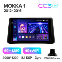 Штатна магнітола Teyes CC3 6+128 Gb Opel Mokka 1 2012-2016 9" 2k