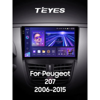 Штатна магнітола Teyes CC3 6+128 Gb Peugeot 207 2006-2015 9" 2k