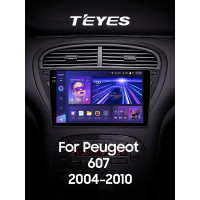 Штатна магнітола Teyes CC3 6+128 Gb Peugeot 607 2004-2010 9" 2k (L1)