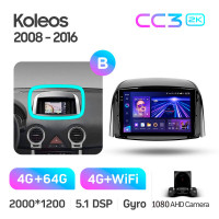Штатная магнитола Teyes CC3 4+64 Gb Renault Koleos 2008 - 2016 (A) 9" 2k (L1)