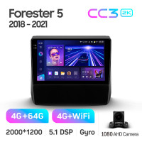 Штатная магнитола Teyes CC3 4+64 Gb Subaru Forester 5 2018-2023 9" 2k