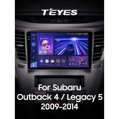 Штатная магнитола Teyes CC3 4+64 Gb Subaru Outback 4 Legacy 5 2009-2014 9" 2k
