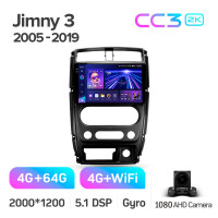 Штатная магнитола Teyes CC3 4+64 Gb Suzuki Jimny 3 2005-2019 9" 2k