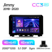 Штатная магнитола Teyes CC3 4+64 Gb Suzuki Jimny JB64 2018-2020 9" 2k