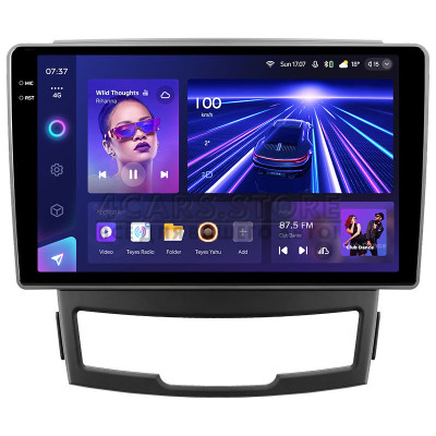 Штатная магнитола Teyes CC3 6+128 Gb SsangYong Korando 3 Actyon 2 2010-2013 9" 2k