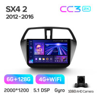 Штатная магнитола Teyes CC3 6+128 Gb Suzuki SX4 2 S-Cross 2012-2016 9" 2k