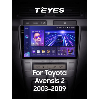 Штатная магнитола Teyes CC3 4+64 Gb Toyota Avensis T250 2 II 2003-2009 9" 2k