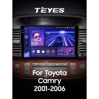 Штатная магнитола Teyes CC3 4+64 Gb Toyota Camry 5 XV 30 2001-2006-A 9" 2k