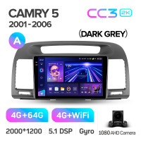 Штатная магнитола Teyes CC3 4+64 Gb Toyota Camry 5 XV 30 2001-2006-A 9" 2k