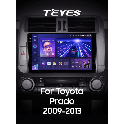 Штатная магнитола Teyes CC3 4+64 Gb Toyota Land Cruiser Prado 150 2009-2013 (B) 9" 2k