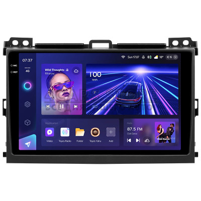 Штатная магнитола Teyes CC3 4+64 Gb Toyota Land Cruiser Prado 120 3 III Lexus GX470 GX 470 J120 2002-2009 (F1) (A) 9" 2k