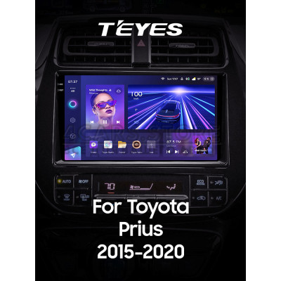 Штатная магнитола Teyes CC3 4+64 Gb Toyota Prius XW50 2015-2020 9" 2k