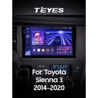 Штатная магнитола Teyes CC3 4+64 Gb Toyota Sienna 3 XL30 2014 - 2020 9" 2k