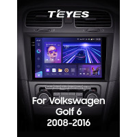 Штатна магнітола Teyes CC3 4+64 Gb Volkswagen Golf 6 2008-2016 9" 2k