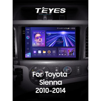 Штатная магнитола Teyes CC3 6+128 Gb Toyota Sienna 3 XL30 2010 - 2014 9" 2k