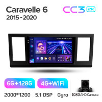 Штатна магнітола Teyes CC3 6+128 Gb Volkswagen Caravelle 6 T6.1 T6 2015 - 2020 9" 2k (L1)